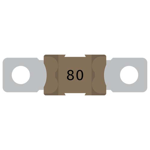 MEGA-fuse 80A/32V (package of 5 pcs)