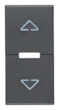 Button 1M arrows symbol grey
