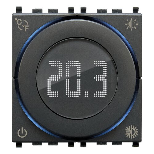 IoT dial thermostat 2M grey