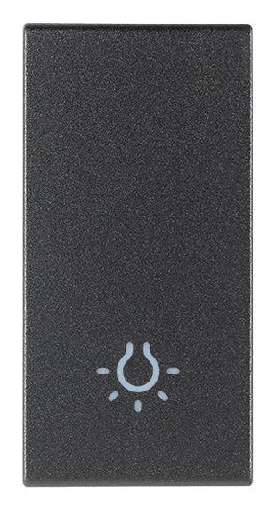 Button 1M light symbol grey