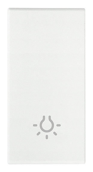 Button 1M light symbol white