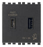 A+C-USB supply unit 5V 3A 2M grey