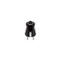 Plug: German/French (S31), 2P+E, 16A/250V, Black, Axial Cable *Surcharge may apply if buying <100*