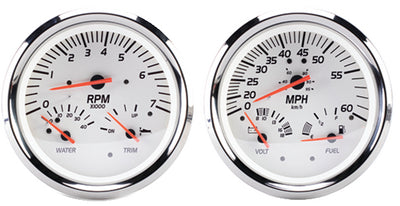 WHITE SERIES 5" MULTI-FUNCTION GAUGE KIT (DOMETIC)