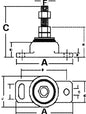 RUBBER ENGINE MOUNT (BARR MARINE)