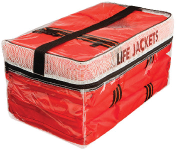 STOWAGE BAG W/4 TYPE II LIFE JACKETS (KENT)