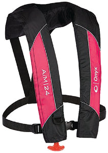 A/M-24 AUTOMATIC/MANUAL INFLATABLE LIFE JACKET (ONYX)