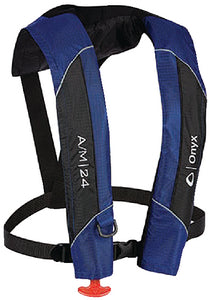 A/M-24 AUTOMATIC/MANUAL INFLATABLE LIFE JACKET (ONYX)