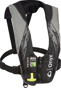 A/M-24 ALL-CLEAR® AUTO/MANUAL INFLATABLE LIFE JACKET (ONYX)