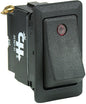 WEATHER RESISTANT ROCKER SWITCH w/DEPENDENT PILOT LIGHTS (COLE HERSEE)
