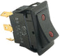 WEATHER RESISTANT ROCKER SWITCH w/DEPENDENT PILOT LIGHTS (COLE HERSEE)