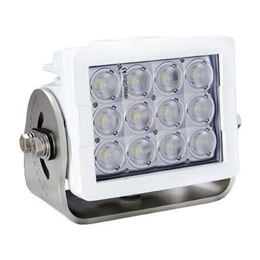 Imtra Offshore 12-LED Marine Deck Light 11-65VDC, 84W, 60°, White Finish, IP68/69K