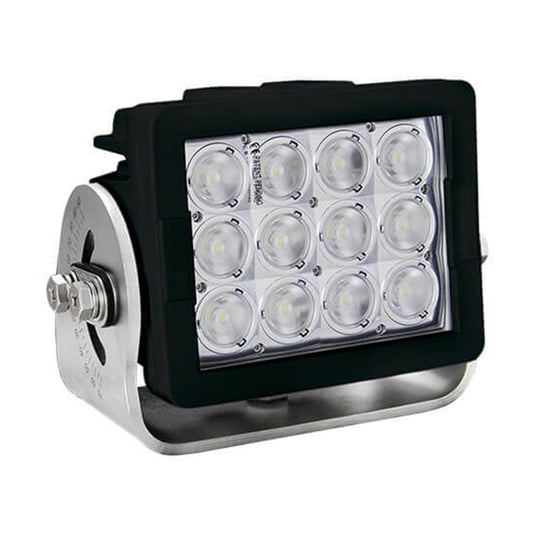 Imtra Offshore 12-LED Marine Deck Light 11-65VDC, 84W, 60°, Black Finish, IP68/69K