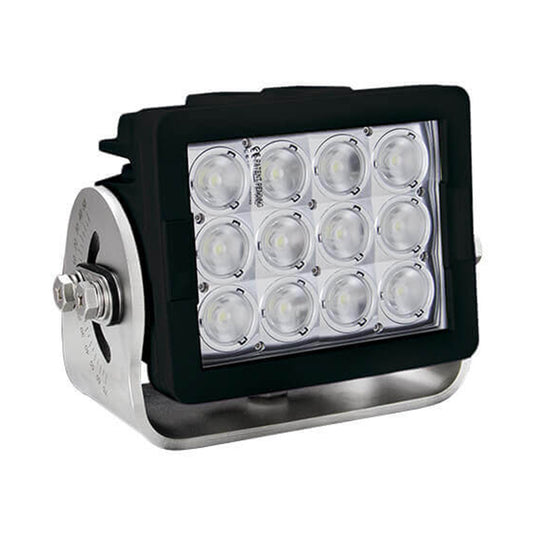 Imtra Offshore 12-LED Marine Deck Light 11-65VDC, 84W, 25°, Black Finish, IP68/69K