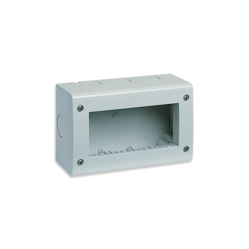 Idea IP40 Enclosure, Surface Mount, 4 Modules Grey