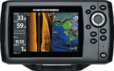 HELIX 5 CHIRP SI G2 COMBO FISHFINDER/GPS/CHARTPLOTTER WITH SIDE IMAGING<sup>&reg;</sup> (HUMMINBIRD)