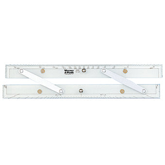 15" Brushed Aluminum Arms Parallel Rule