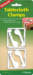 PLASTIC TABLECLOTH CLAMPS (COGHLANS)