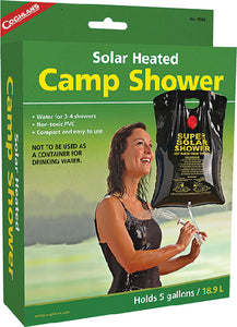 SOLAR HEATED CAMP SHOWER (COGHLANS)