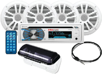 CD/USB/SD, MP3, WMA, FM/AM PLAYER/BLUETOOTH W/2 PR. 6.5" SPEAKERS (BOSS AUDIO)