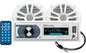 SINGLE-DIN AM/FM RECEIVER W/ 6.5" MARINE SPEAKERS/ ANTENNA (BOSS AUDIO)