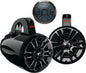 RECEIVER AND WAKETOWER/UTV/ ROLL BAR 4" SPEAKER SYSTEM PACKAGE (BOSS AUDIO)
