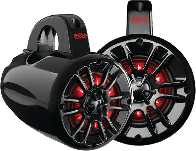 2-WAY MARINE WAKETOWER/UTV ROLL BAR LED SPEAKER SYSTEM (BOSS AUDIO)
