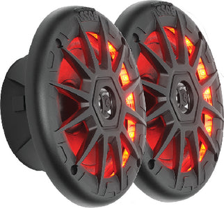 5-1/4" 2 WAY WEATHERPROOF LED MARINE FULL RANGE SPEAKERS (BOSS AUDIO)