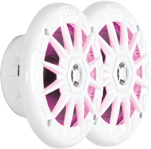 5-1/4" 2 WAY WEATHERPROOF LED MARINE FULL RANGE SPEAKERS (BOSS AUDIO)