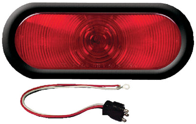 RED SERIES OVAL 6" STOP/TURN/TAIL LIGHT (OPTRONICS)