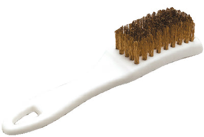 BRASS BRISTLE MINI SCRUB BRUSH (CAPTAIN'S CHOICE)