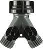 DOUBLE HOSE SHUT-OFF Y CONNECTOR (GILMOUR)