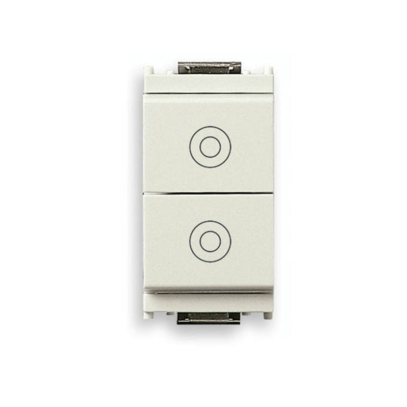 Idea Momentary Switch, 1P/2T (NO+NO), 10A, 250V White