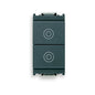 Idea Momentary Switch, 1P/2T (NO+NO), 10A, 250V Grey