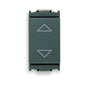 Idea Momentary Switch with Directional Arrows (NO/NO+NO/NO), 2P/2T, 10A, 250V, Grey