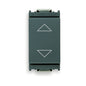 Idea 3-Position Switch with Directional Arrows (1-0-2), 2P/2T, 10 AX for PFC Loads, 250V, Grey