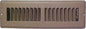 STEEL FLOOR REGISTER W/DAMPER (D&W INC)