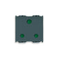 Idea Outlet, British, 2P+E, 16A/250V, 2 Modules SICURY, Grey
