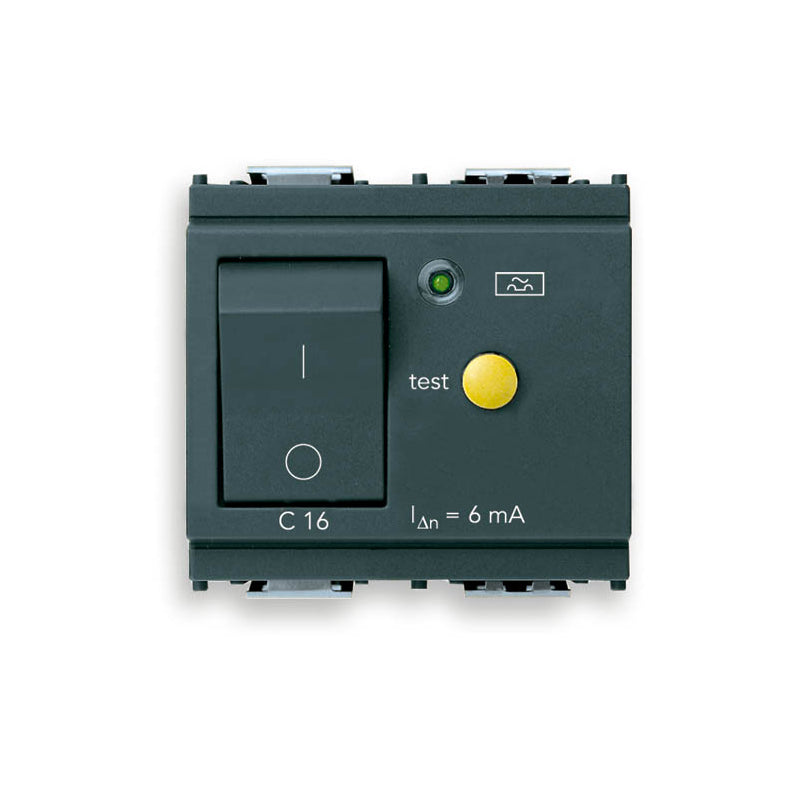 Idea Residual Current Breaker 120-230V, 50/60Hz, 3000A Brk Cap, 2 Mods, Grey