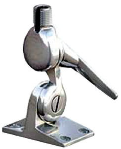 STAINLESS STEEL CUSTOM LOOK FOUR WAY RATCHET MOUNT (SHAKESPEARE ANTENNAS)