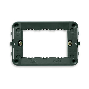 Idea Mounting Frame with Screws 3 Modules, Grey