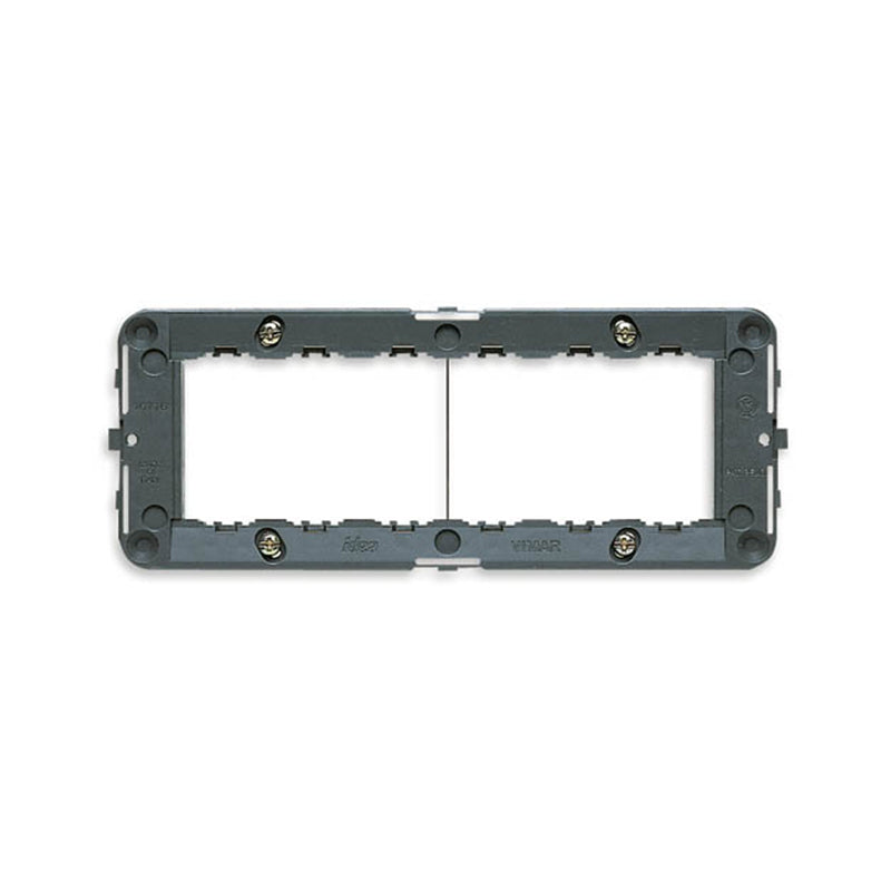 Idea Mounting Frame with Screws 6 Modules, Grey