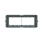 Idea Mounting Frame with Screws 6 Modules, Grey