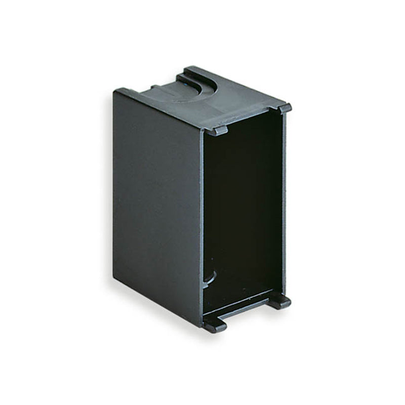 Flush Mounting Box for Panel Mounting Frames Black