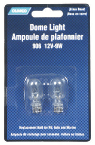 DOME LIGHT & REPLACEMENT BULBS (CAMCO)