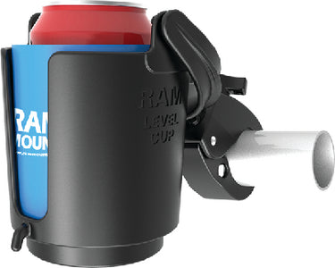 RAM® TOUGH-CLAW™ MOUNT WITH RAM® LEVEL CUP™ DRINK HOLDER (RAM)