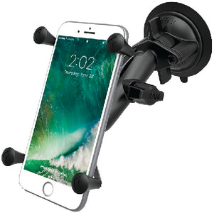RAM® TWIST-LOCK™ SUCTION CUP MOUNT WITH RAM® X-GRIP® CRADLE FOR PHONES (RAM)