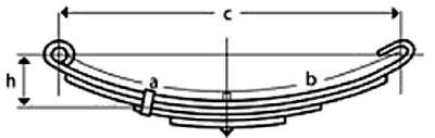 SLIPPER SPRINGS - OPEN END (TRAILER PARTS)