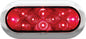 PIRANHA® LED OVAL STOP, TURN TAIL LIGHT With CHROME BEZEL (ANDERSON MARINE)
