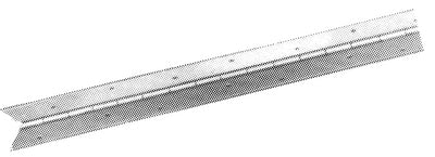 ALUMINUM 18/GAUGE 72" DOOR HINGE (ELKHART TOOL)